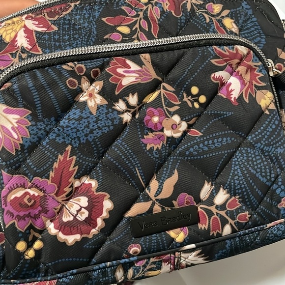 Vera Bradley Floral Boho Shoulder Satchel - Picture 10 of 11